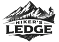 hiker's ledge logo design